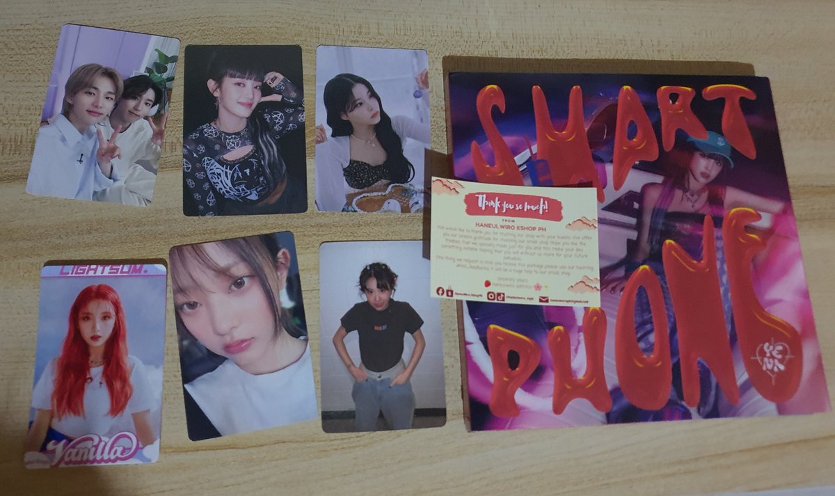 Veizennie's tweet photo. I won random album from a Tiktok shop @haneulwiro_ksph ,thank you so much #HW_feedbacks https://t.co/ruufAiU1aj