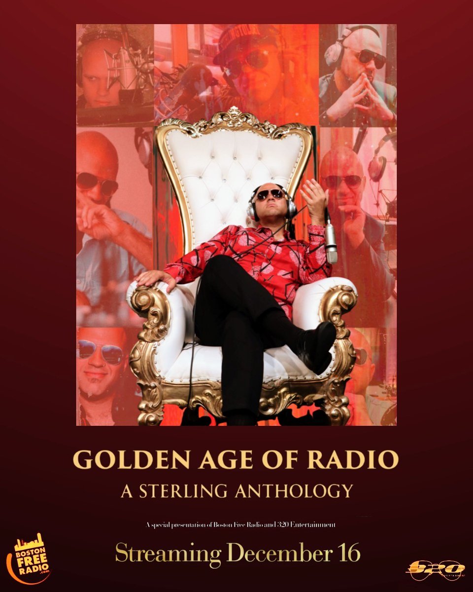 Sterling Golden (@djsterlingolden) on Twitter photo 🚨 Drop Alert 🚨 GOLDEN AGE OF RADIO is two weeks away!!
From wild x unpredictable nights to award-winning shows, my experiences with independent radio have been among the most surreal I've ever had.
Hosted by <a href="/racineinthecity/">Racine-Angel Bell</a>.
Join us 12/16 on Boston Free Radio x across DSPs. 🚨 Drop Alert 🚨 GOLDEN AGE OF RADIO is two weeks away!!
From wild x unpredictable nights to award-winning shows, my experiences with independent radio have been among the most surreal I've ever had.
Hosted by <a href="/racineinthecity/">Racine-Angel Bell</a>.
Join us 12/16 on Boston Free Radio x across DSPs.