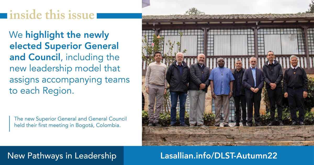 Lasallian_RELAN's tweet photo. Hear from @BroChrisFSC about his election as General Councilor and the Institute's new leadership model. Read more in De La Salle Today: https://t.co/hEXWnOJSFs Full issue: https://t.co/jjXIhfDmAH @fscDENA @MidwestDistrict @DistrictSFNO @SFNObros @FSCvocations #FSC46GC https://t.co/LmqGC6pUxp
