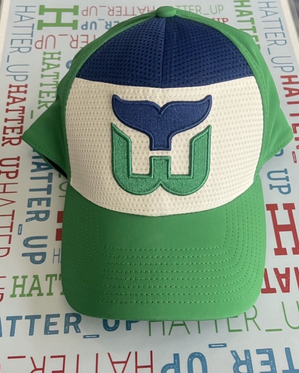 Hatter_up's tweet photo. Todays hat of the Day selection is from the #NHL @WhalersNHL🐋 #HartfordWhalers🐳 now @Canes #CarolinaHurricanes #ThrowBack @NHL #LetsgoCanes #Oldschool #HatoftheDay #FittedHatSociety #HatCollector #UnitedByCaps #StretchFit https://t.co/KhBzF9dSqI