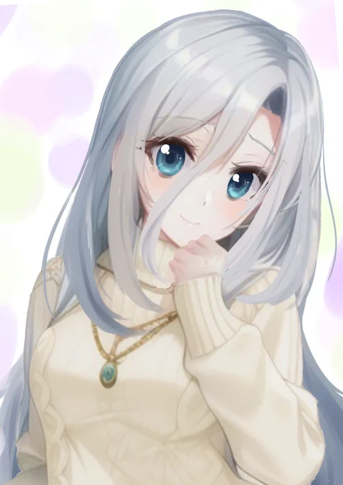 ありすお姉さん描きました3Dモデル⇒AIツール⇒手書き加筆・修正しました。これは「オリジナル」と言えるのか?元の写真はないので、オリジナル? AIさん描いた絵から髪、眉毛、睫毛、目、手は手書きしてます。どうなんでしょう? 