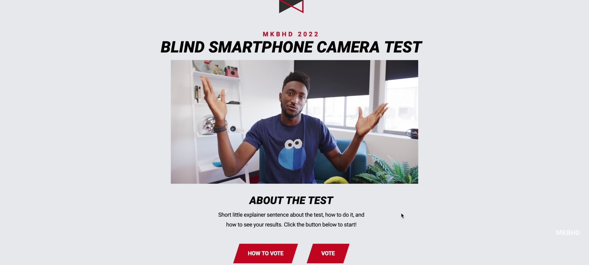 MKBHD's Easter Eggs on Twitter "Blind Smartphone Camera Test 2022