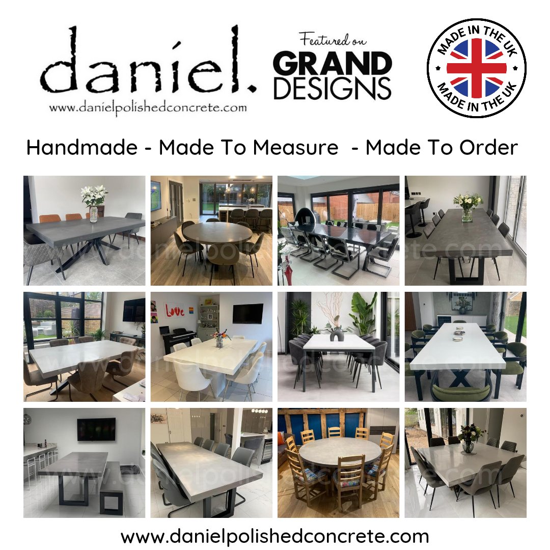 Dining Table Goals Met...
Time and time again!! 
instagram.com/danielpolished…
#danielpolishedconcrete #diningtable #decor #interiordesigner #handmade