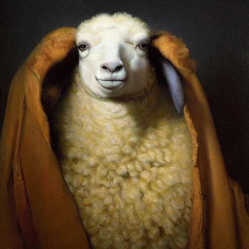 Animal headshot generated by Stable Diffusion. For more cool AI stuff, follow <a href="/Im_Bryxel/">Bryan Han</a> #stablediffusion #AIart #dalle2