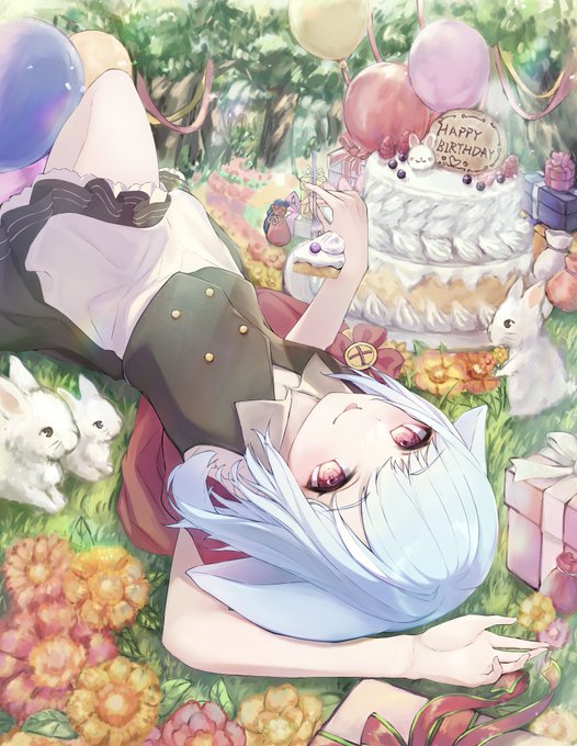 砂狼シロコ(ブルアカ) 「おはよ、先生……ハッピーバレンタイン#ブルー