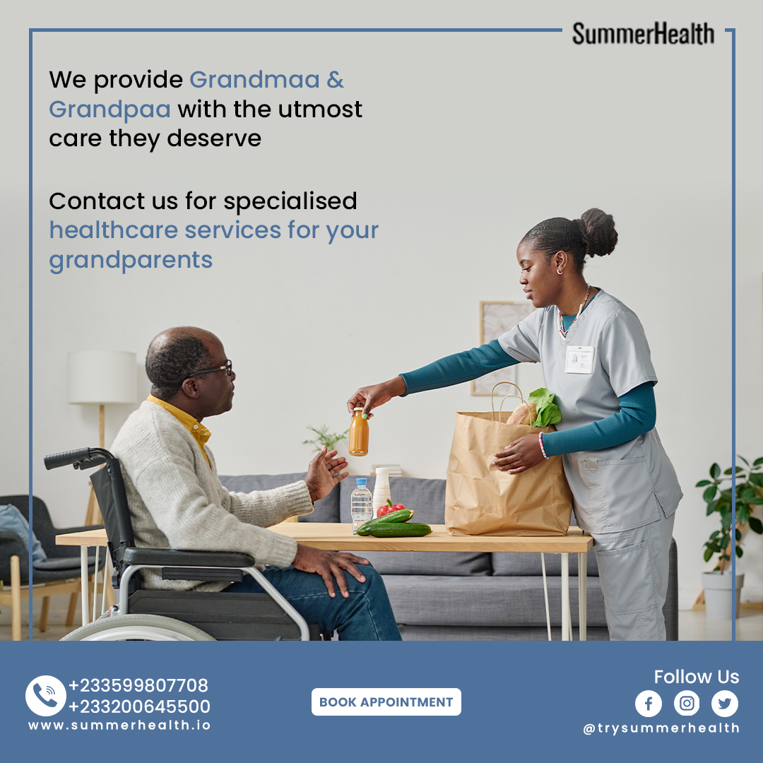 trySummerHealth's tweet photo. We understand your concern about the well-being of your grannies
At Summer Health, we treat them as ours and give them quality care and comfort.
Contact us for premier caregiving services for seniors.... we're excited to help out!
#homecareservicesinghana #homecare #healthcare https://t.co/cK2ZMrXUfs