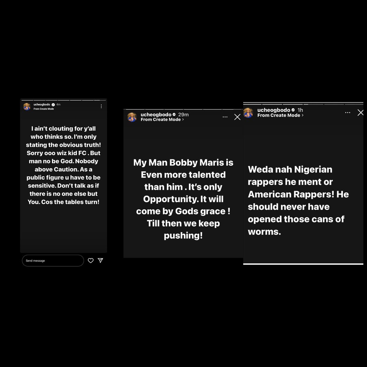cwesihighest's tweet photo. ENTERTAINMENT ‼️🚨
Nigerian actress "Uche Ogbodo"replies  Wizkid over his comment on Nigerian rappers.

#cwesihighestblogdotcom #thepeoplesblogger 

#WizKid𓃵 #wizkidayo #centralworld #WorldCup #SpotifyWrapped #DavidoAt30 #DavidoFansConcert #EndSARS https://t.co/DQgDrNwSof