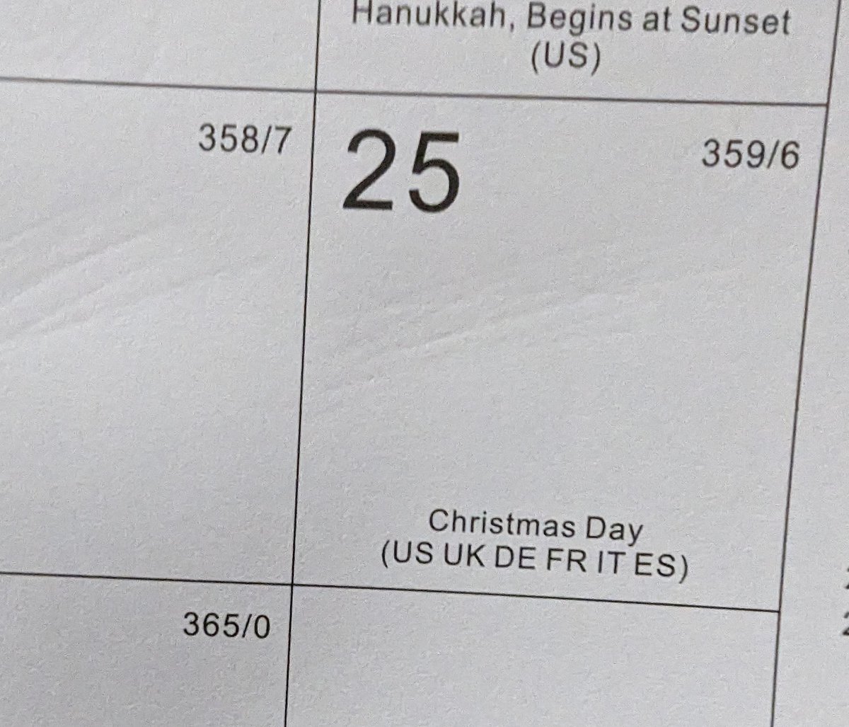Christmas Day is when u suk de frites