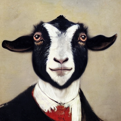 Animal headshot generated by Stable Diffusion. For more cool AI stuff, follow <a href="/Im_Bryxel/">Bryan Han</a> #stablediffusion #AIart #dalle2