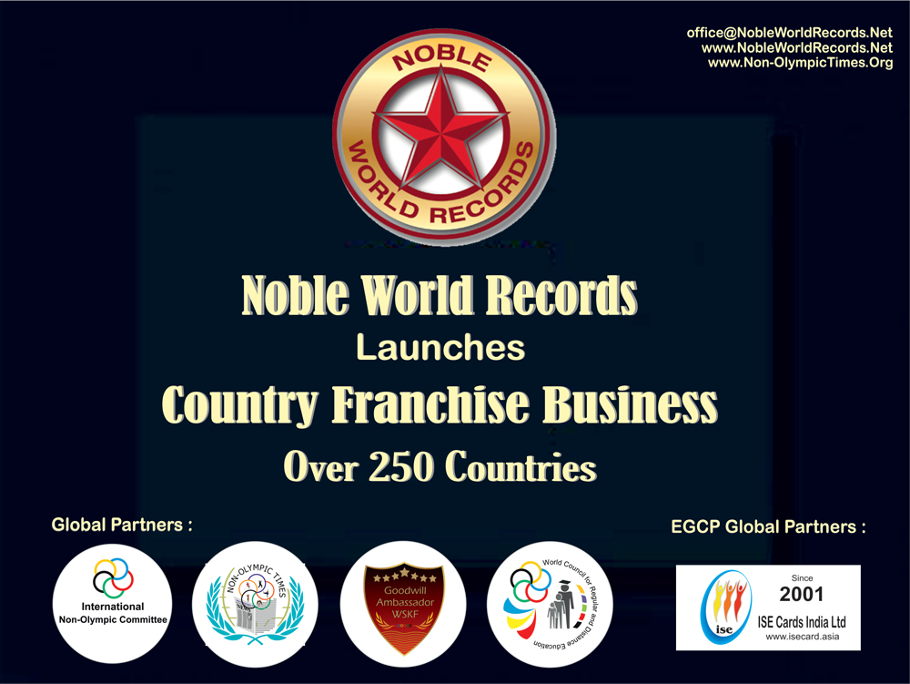 yogacommittee's tweet photo. GLOBAL NEWS : Noble World Records Launches Unique Country-Franchise (Multi-Brands products) Business Worldwide Today.
Press Release : https://t.co/cnZDNSNveZ

https://t.co/nHujkKDuAr   

#franchisee #franchise  #franchiseopportunities #franchisebusiness https://t.co/prgGdAbrTT