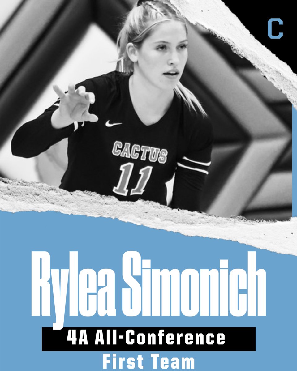 CactusHSCobras's tweet image. Congratulations to Rylea Simonich for making the 4A All-Conference First Team! 
Go Cobras!