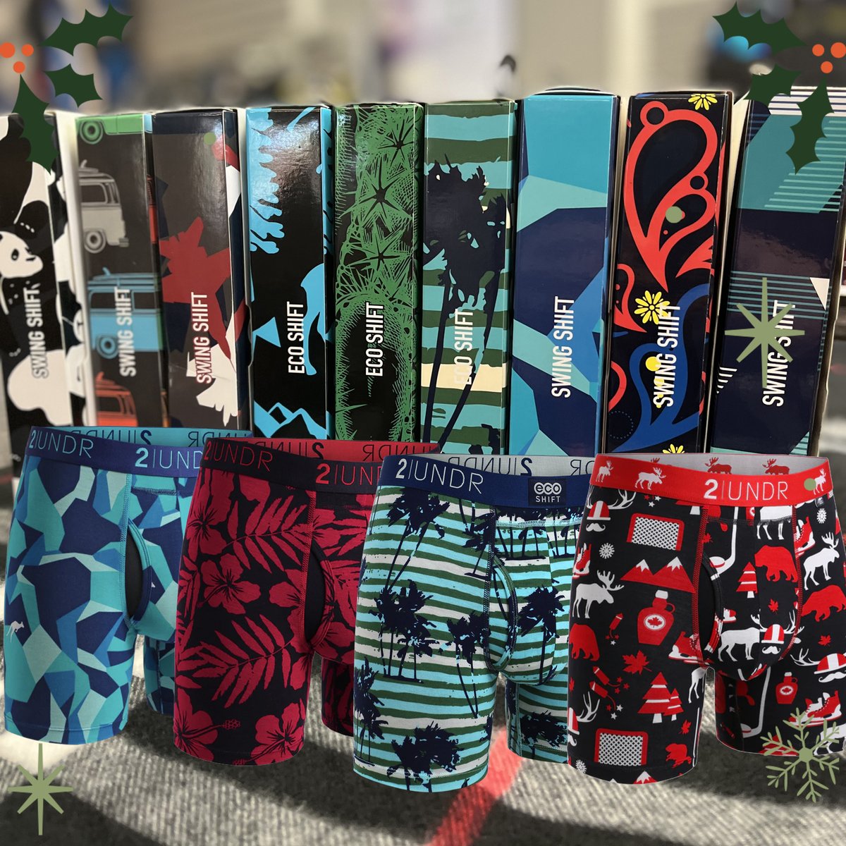 Catgandcc's tweet photo. The Professional Shop has some great ideas for Christmas, like Boxers from @2UNDR  Today for Day 3 of the 12 days of Christmas sale you get 20% off Member Pricing! 🎄

The Pro Shop’s open Monday-Saturday 9-5.
https://t.co/6gCudLyqJb

#12daysofChristmas #CatProShop #day3 https://t.co/UxTYFGJhHi