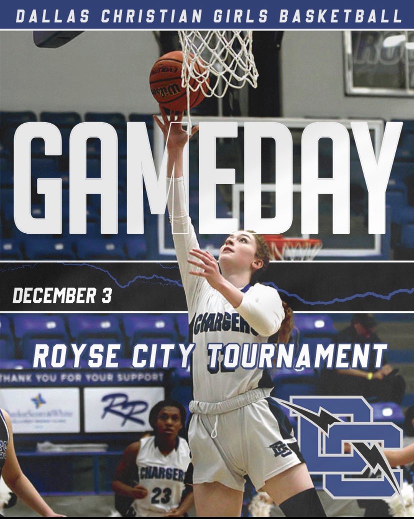 DCSChargers's tweet image. Good luck to our girls basketball team as they play in the championship game of the Royse City Tournament against Mt. Pleasant at 1:30PM.
#dchoops