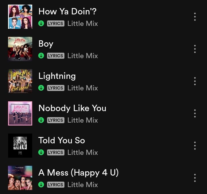 Which track 9 from Little Mix is the best?
