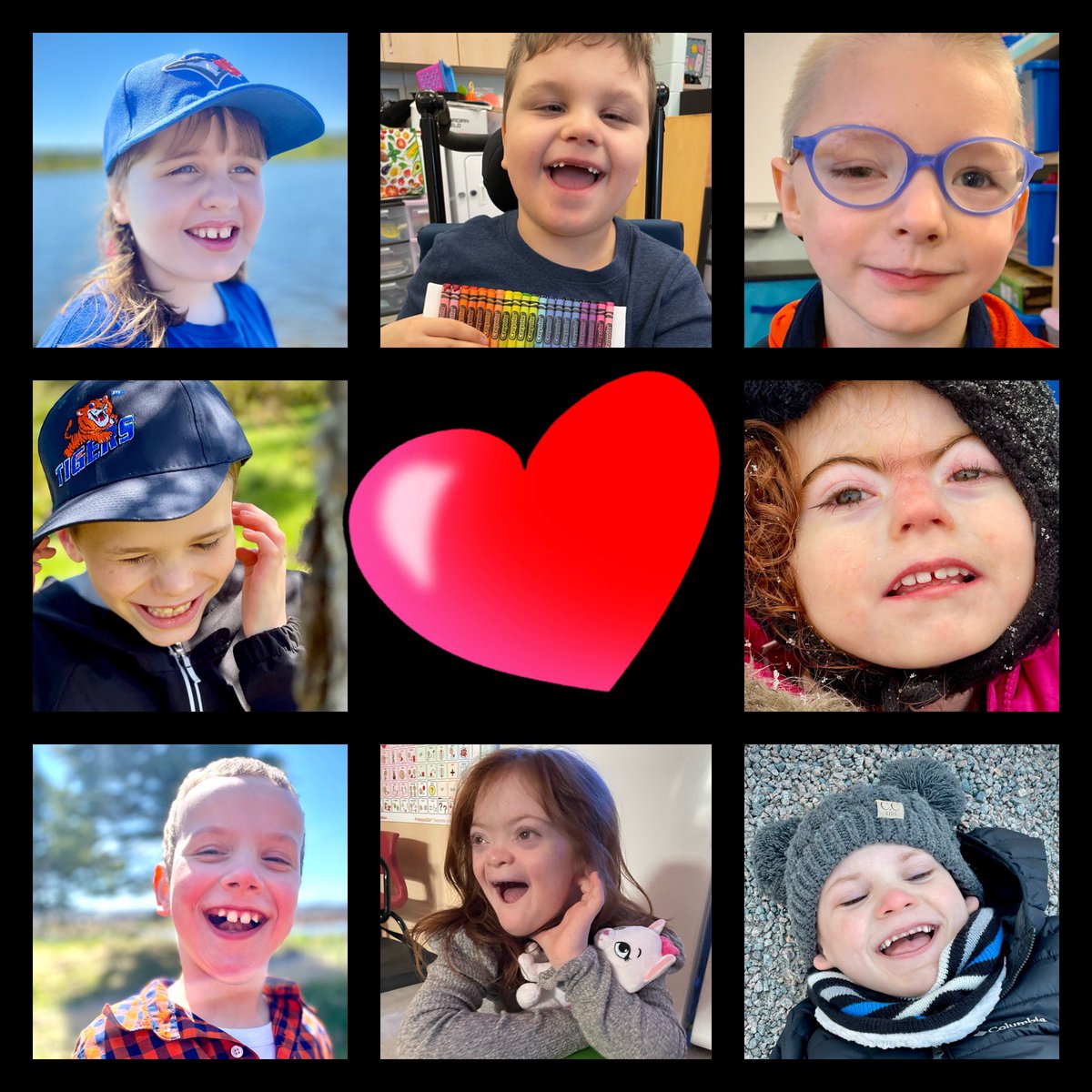 MsKaraFitz's tweet photo. December 3rd is International Day of Persons with Disabilities. So thankful that these 8 beautiful children have a school where they are seen, valued and loved for who they are and where their abilities are celebrated everyday. ♥️ @StTeresasSchoo1 https://t.co/XledtMIjSI