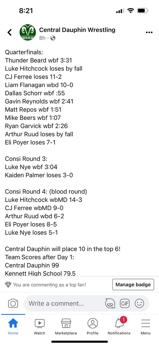 Central Dauphin Rams Wrestling (@ramsdauphin) on Twitter photo 
