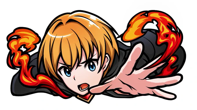 たまには全く違う感じの絵を#オリジナル 