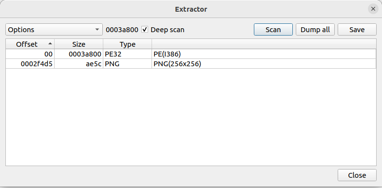 horsicq's tweet photo. A new feature will appear in the new version of Detect It Easy(DiE) - Extractor. Allows you to search for hidden files and extract them.
#detectiteasy #reversing #hacker #infosec #malware #hacking #programming #opensource #cybersecurity https://t.co/QUV3cnAhR3