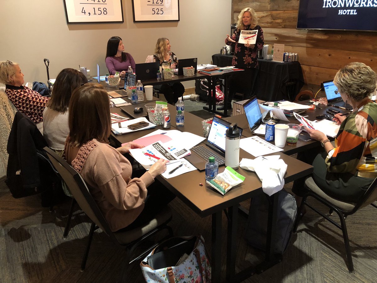 SmekensEd's tweet photo. There is so much energy for learning when the Smekens team gets together. Love our consultants and coaches! @KristiMcCull @BLongmeier @bradysmek @LansdellShona https://t.co/hs1r0xeMYy