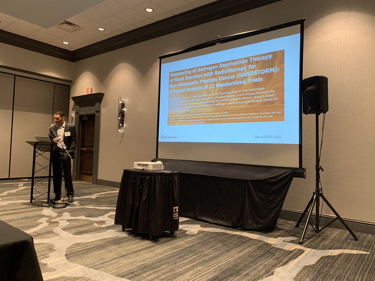 DrSpratticus's tweet photo. And he covered @AmarUKishan and Dr. Ma’s work on sequencing of ADT as well @NicholasZaorsky work on duration of ADT.
#MARCAP https://t.co/djBgnDIKVd