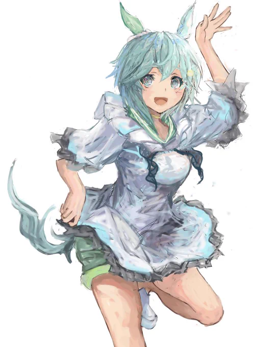 どもどもーセイちゃんのウイニングランですよー#ウマ娘 #セイウンスカイ 