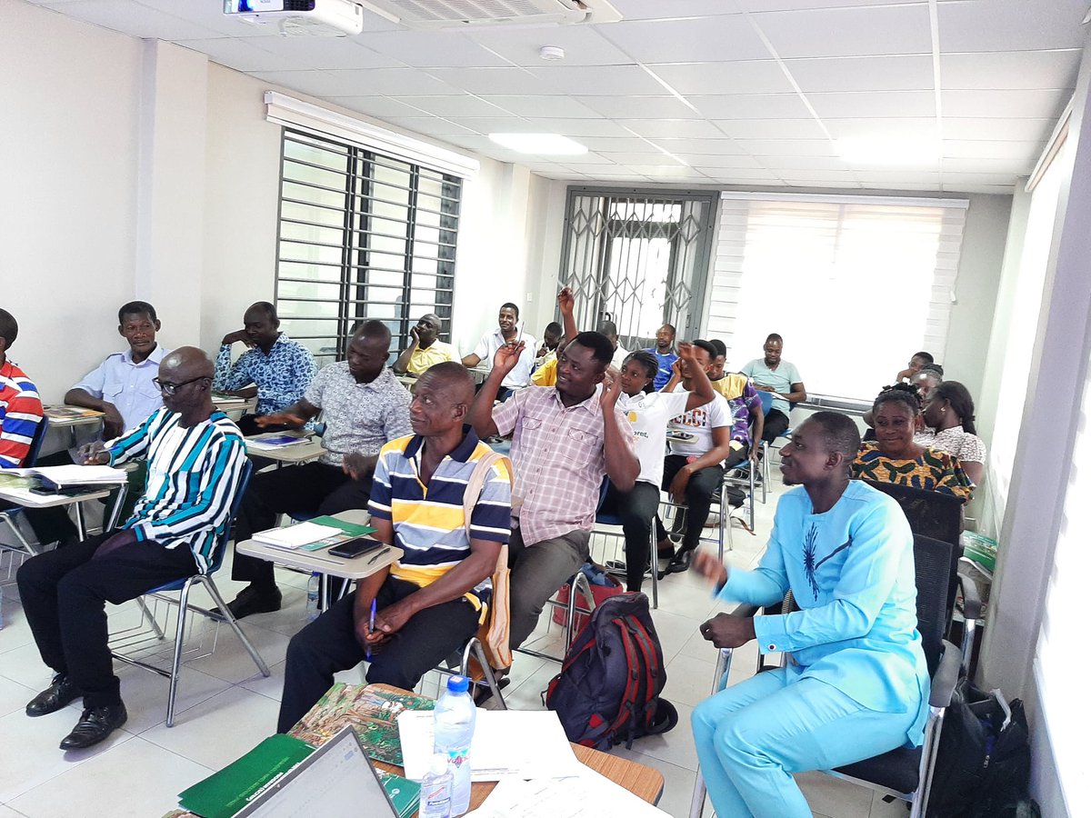 Since Monday, landscape management members within 5 Hotspot Intervention Areas under the Ghana Cocoa Forest REDD+ Program (#GCFRP) have been receiving training on the GCFRP context, its implementation activities, beneficiaries and the Benefit Sharing Plan of the program.