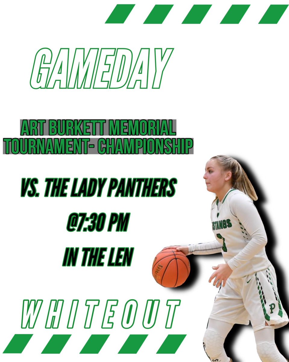 ⚠️CHAMPIONSHIP DAY⚠️
The Lady Mustangs of Portage take on the Lady Panthers of Penn Cambria tonight at 7:30!!! It’s a huge night Mustang Nation!! PACK the Len &amp; be LOUD!!💪🏼💪🏼🏀 <a href="/portagestangs/">Portage Athletics</a> @TribDemSports <a href="/calemillig/">Calem Illig</a> <a href="/TheWizOfOz11/">Jake Oswalt</a>