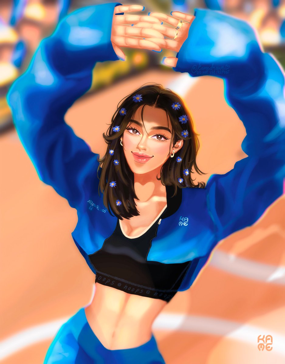 kamedraws's tweet photo. he’s right. she def looks better in blue 💙 https://t.co/cxjbI5VlvM