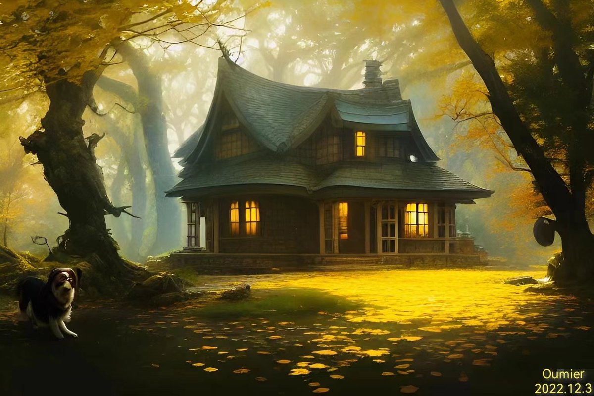 边摸索边学习，终于完成，
我的第一幅AI作画
《理想迟早照进现实》