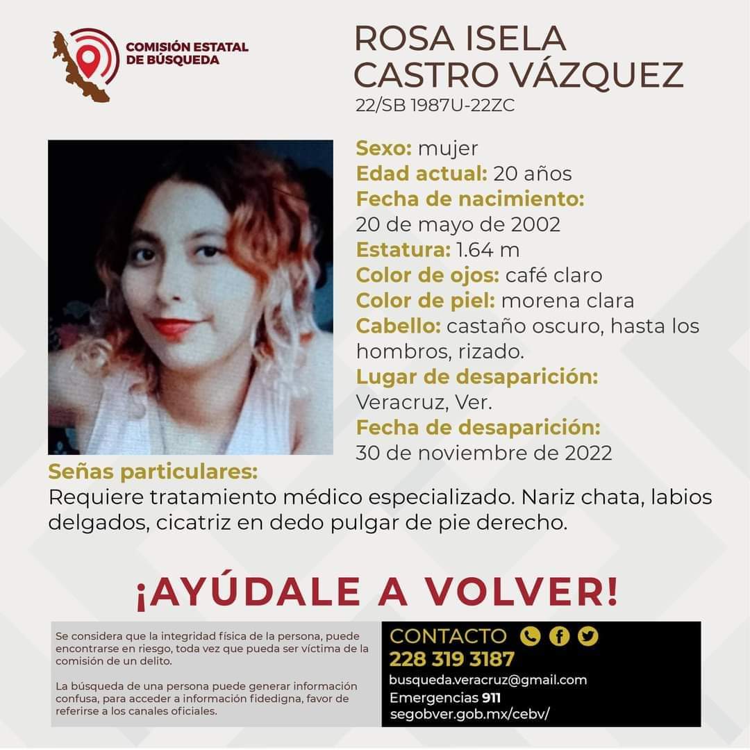 MiYorchHL's tweet photo. #TodosSomosRosaIsela
#Veracruz

Porfa RT 🙏🏻 https://t.co/Ll77I7P2Ju