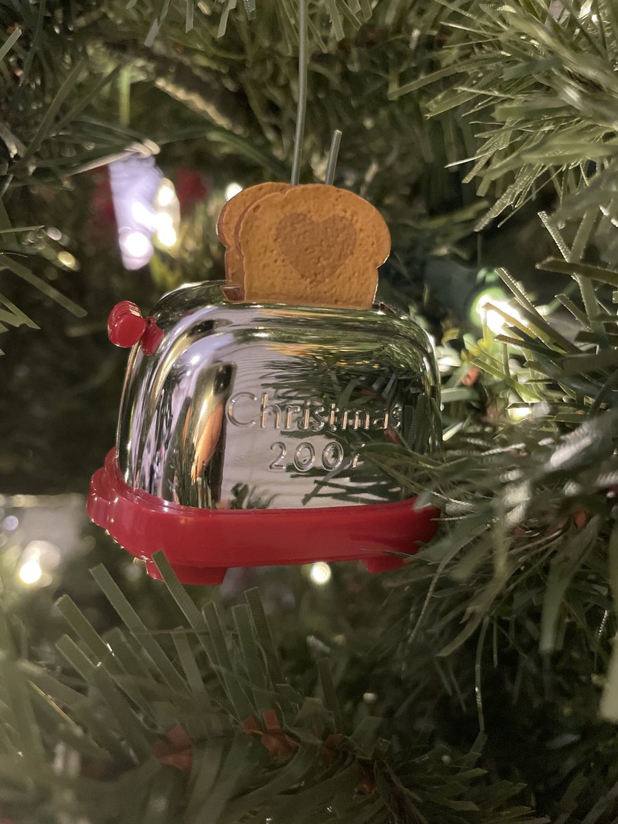 The only dated ornament we could find the year we got engaged. #ornamentoftheday