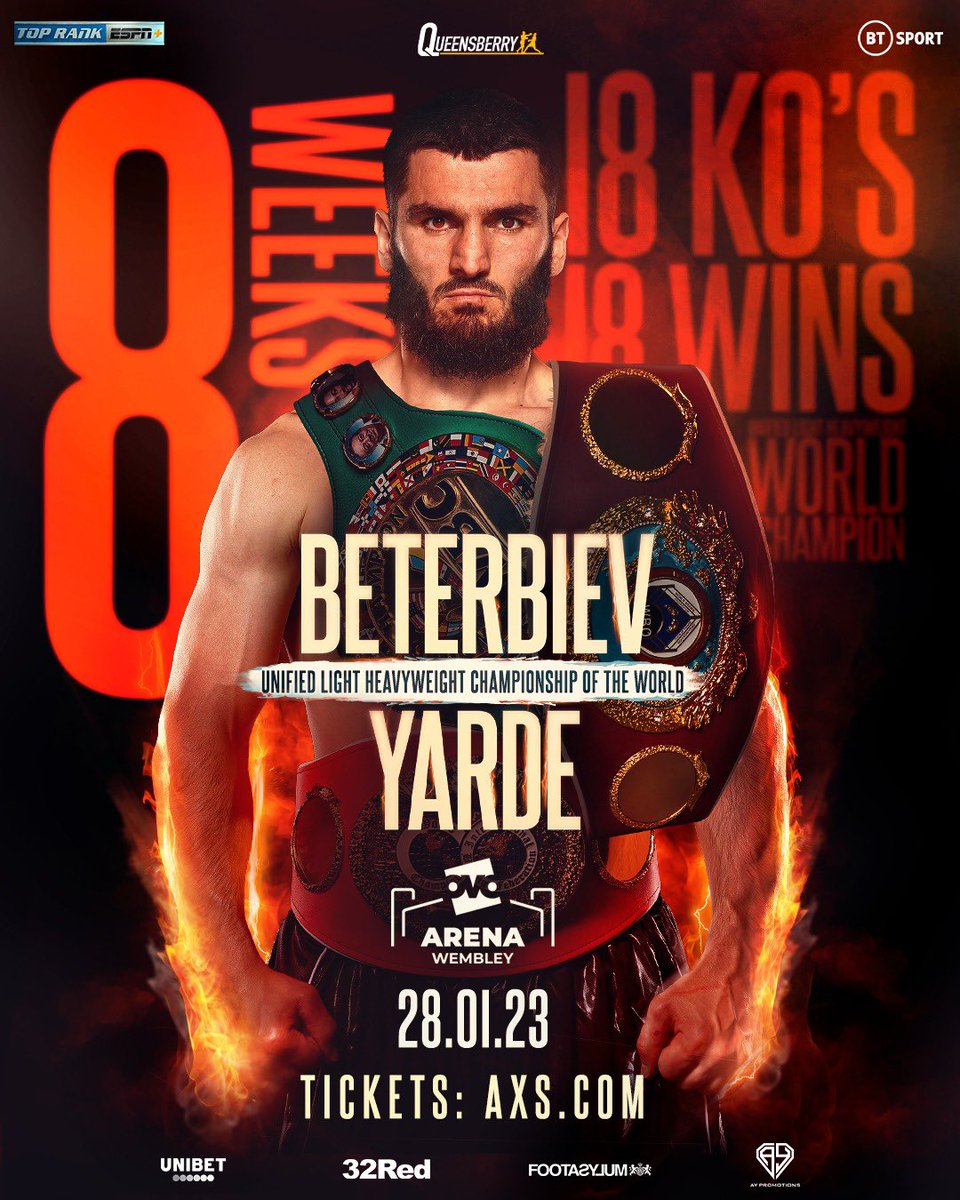 18 Wins 18 KO’s

<a href="/mranthonyyarde/">Anthony Yarde</a> on a mission to stop the run!