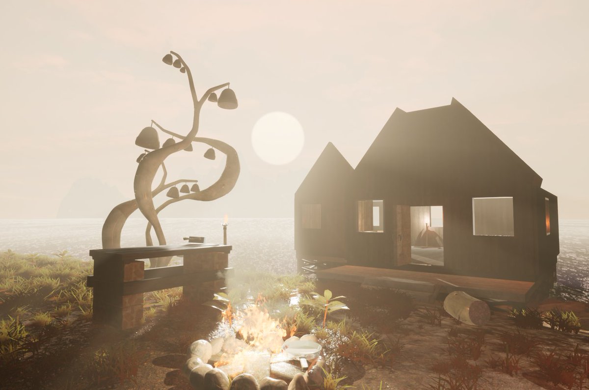 rlyeh_dev's tweet photo. I was building myself a little cabin when the sunrise caught me.

https://t.co/leAfZP4F6P

#Lovecraft #indiedev #survivalgame #survivalhorror #indiegames #gamedev #horrorgames #horror #horrorgame #devlog https://t.co/2kTIwNkhH8