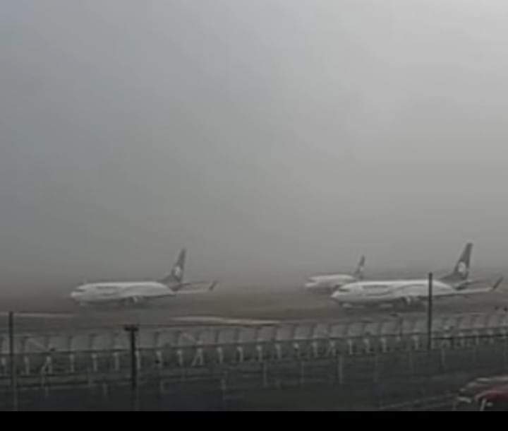 Buenos Días!!!!! Así amaneció en la CDMX