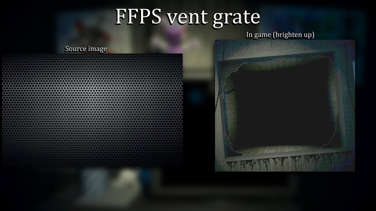 f_asset's tweet photo. FFPS | 4 in 1 post!

Fire from good ending, Office wall texture, vent grate texture and the desk texture!

Credits:
@wendylmao2

#FNaF #FiveNightsAtFreddys #FFPS #Fire #Desk #VentGrate #MetalWall https://t.co/D8FThFmwBz