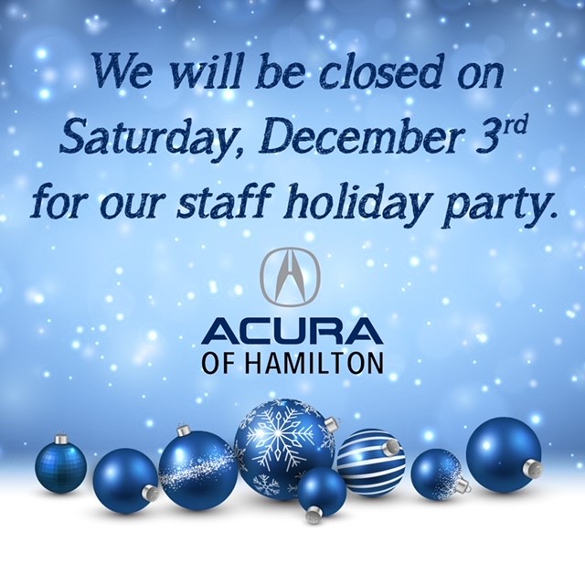 📣 We will be closed today for our holiday party! See you Monday at 9 AM. 

#ChristmasParty #ChristmasVibes #HolidayParty