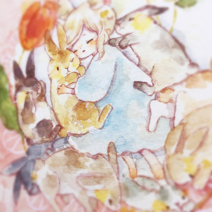 ぜんぜんいえてないっ!7日からぎゃらりぃあとさんでこちら2点を展示させていただきます!!!#ちいさなふれあい #ぎゃらりぃあと 