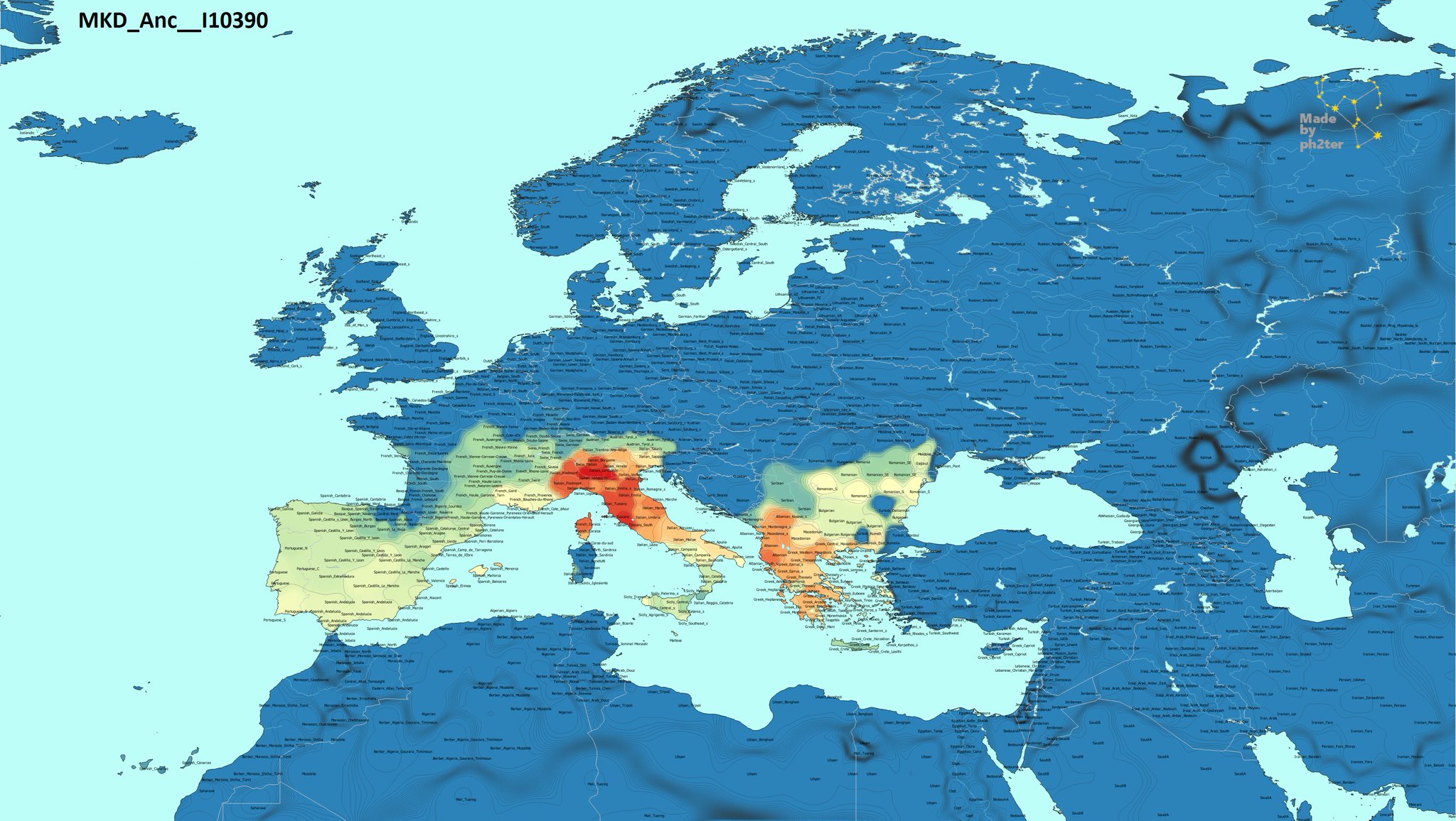 Nrken19 on Twitter "Map of distance to one of the Classical