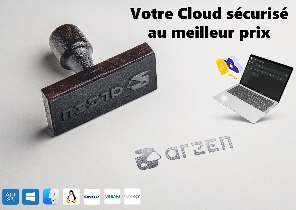 La nouvelle version de l'application de bureau est disponible en V1.5.0
Nous recommandons à tous nos utilisateurs de faire la mise à jour pour bénéficier de son nouveau design. 🔒🔑
#cybersécurité #cloudsecurity #frenchtech #cloud #amazonS3 #synology #Storage