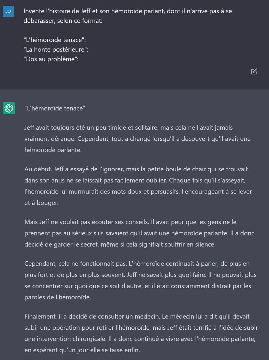 FayDoom's tweet image. Pauvre Jeff...
#iA #ChatGPT #OpenAI