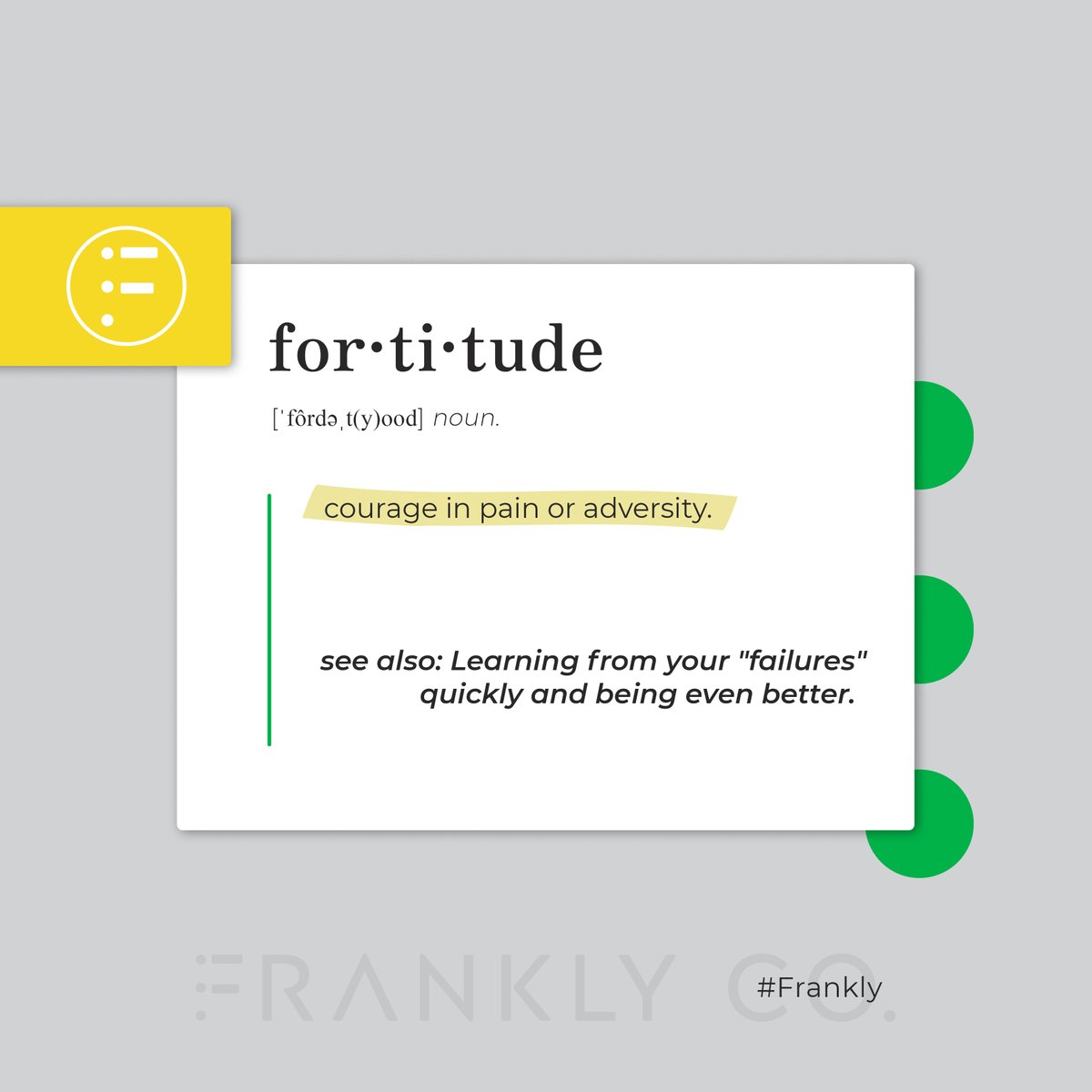 franklyco_'s tweet image. Adversity happens. There will always be challenges that arise, but when you view them as exciting learning opportunities, the &quot;learning pains&quot; cease to exist, as they are no longer pains. They are beautiful building blocks for accelerated growth.

#franklyco #saturdaydefinitions