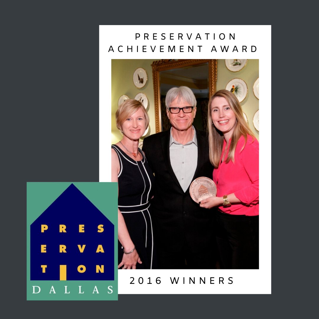 WildcatMgmt's tweet image. Wildcat Management is a 2X Recipient of the Preservation Achievement Award by @PreserveDallas ! We've been honored for our restorative efforts for our @PurseBdgDallas project in 2022 and our Liberty State Bank Building Project in 2016.

 #WildcatMgmt #AwardWinning #PreserveDallas