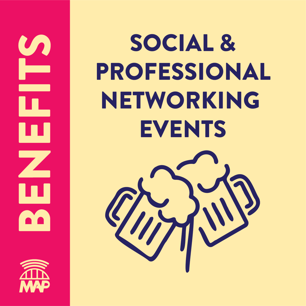 MediaPittsburgh's tweet photo. Don't let your life become all work and no play. Join MAP for fun, engaging networking events with media professionals in the Pittsburgh area. 🍻 https://t.co/xvL8QSDNj0