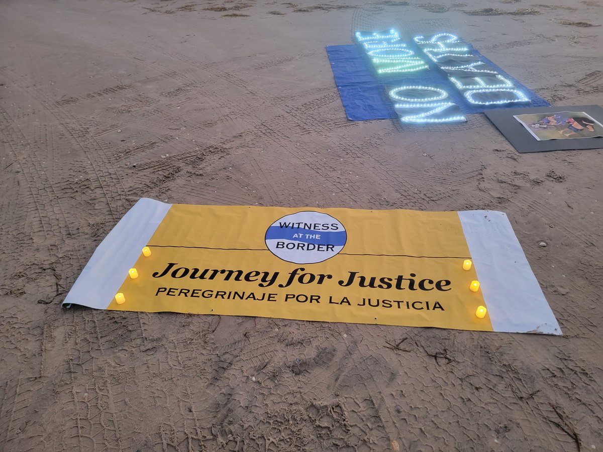 Thankful for the chance to join @WitnessBorder #JourneyForJustice vigil in Brownsville, TX today.