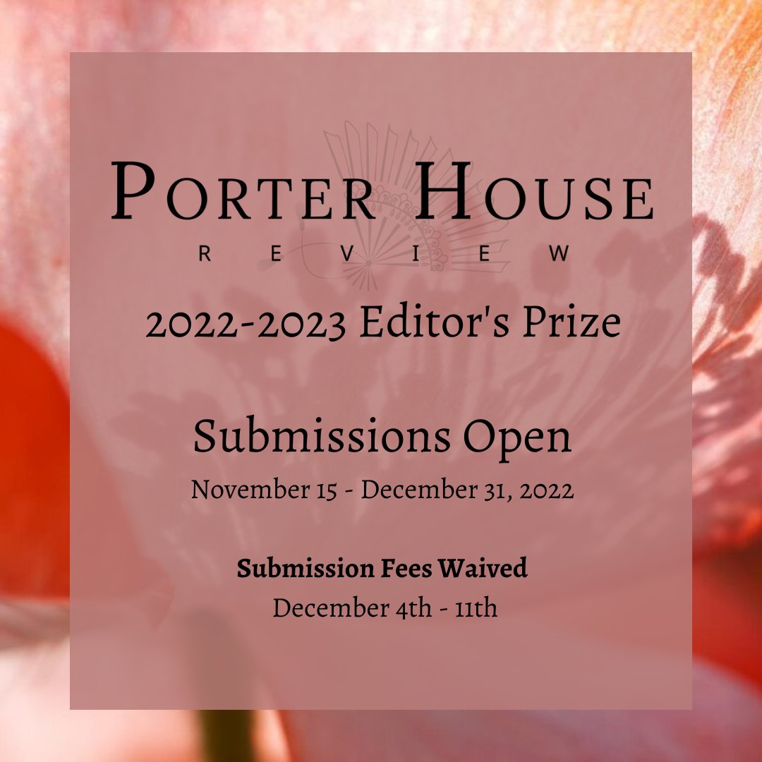 The *free submission week* for PHR's Editor's Prize contest begins tomorrow and runs through December 11th!  (🧵)