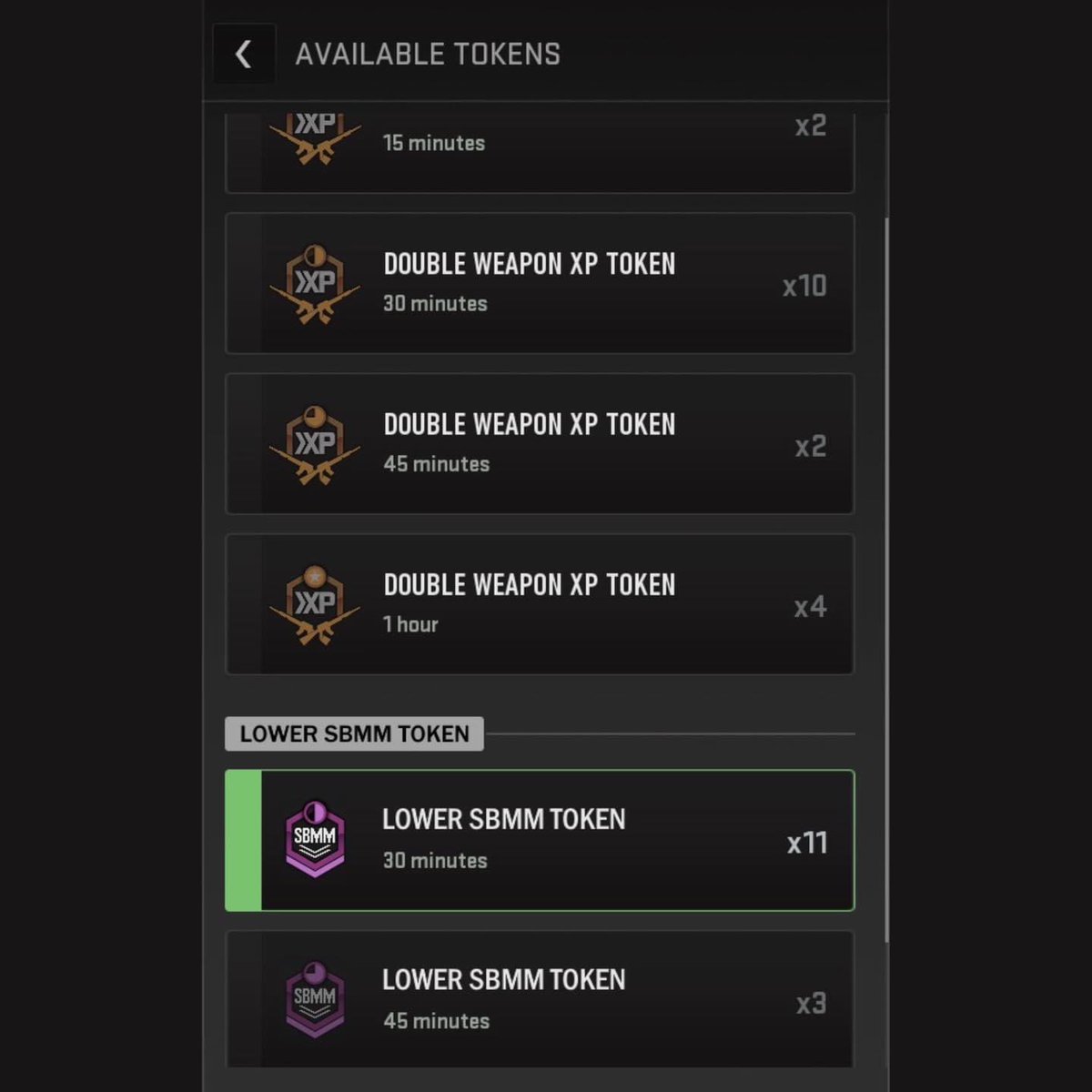 BlackOps7Media's tweet image. How about these kind of SBMM tokens? 👀

#MWII | #Warzone2