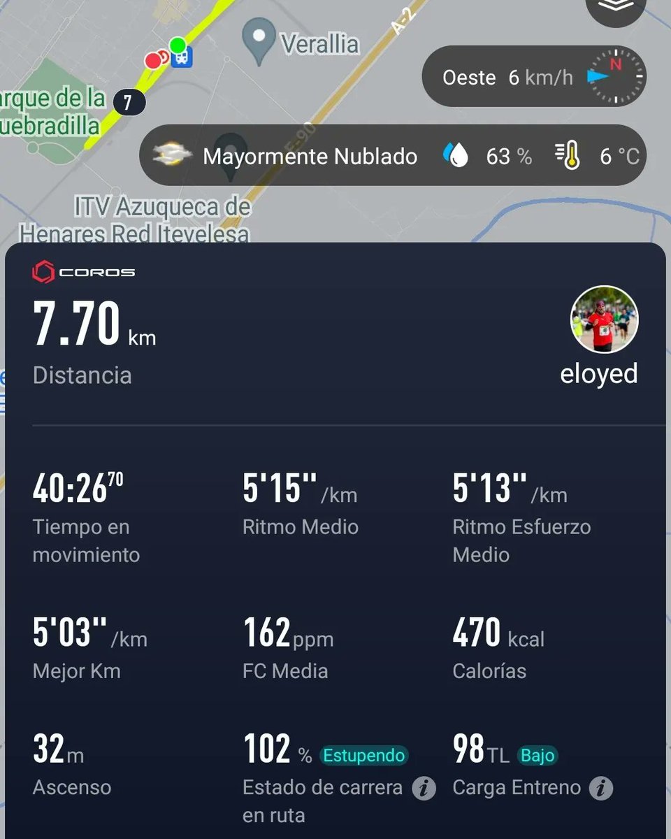 eloy15's tweet photo. Hoy no tocaba salir, pero ha habido cambio de planes, así q hemos salido un ratito 🤷🤷
#corospace2 #corosespaña #corrermola #corrernoesdecobardes #correresdevalientes #corrosolo #correresvida #kmsdefelicidad #entretenimento #adidasrunning #runningespaña  #clubatletismoazuqueca https://t.co/oGWJ9V4JIf