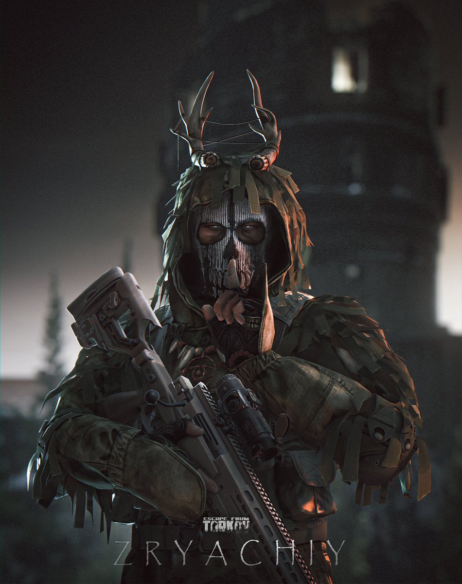 Little known fact: the new Tarkov boss is actually made after my likeness. You can't immediately tell because he has a mask on, but there eyes are the same. It makes sense if you don't think about it.