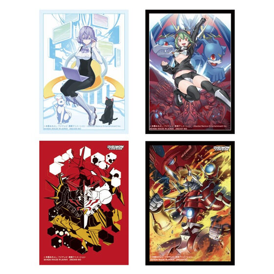 デジモンカードゲーム 四ノ宮リナ×2 御神楽ミレイ スリーブ 切なく デジモンカードゲーム 四ノ宮リナ×2 御神楽ミレイ スリーブ 切なく