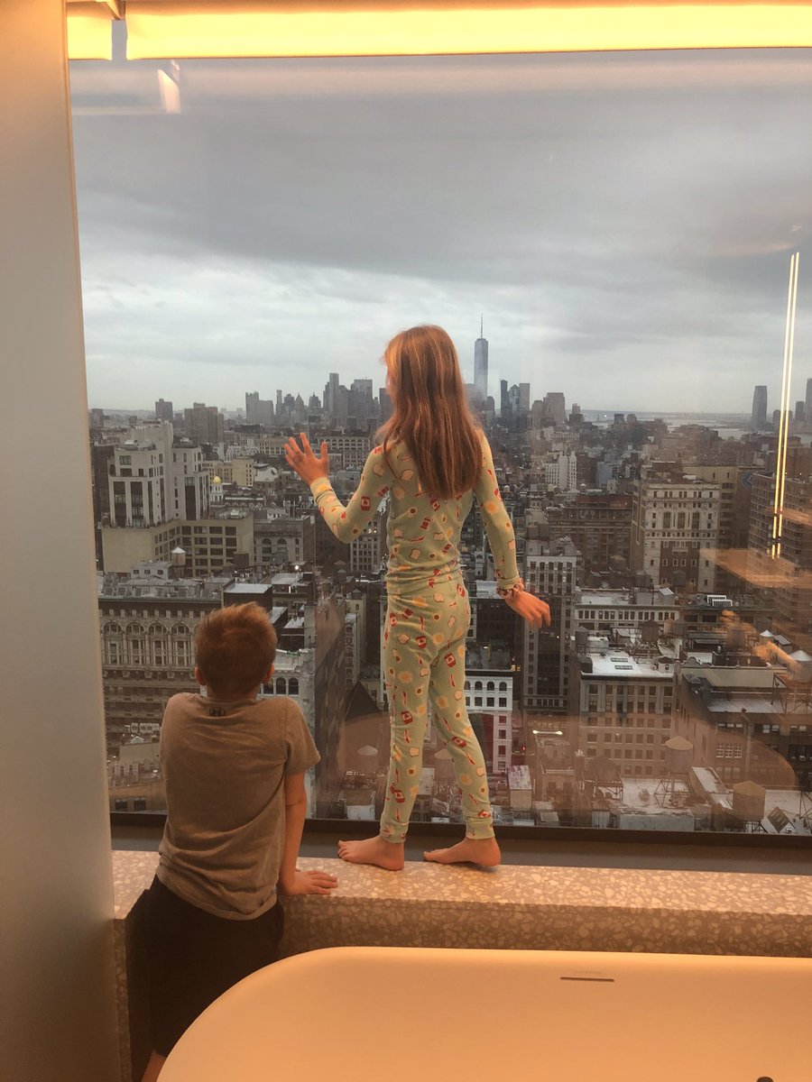 METouhey's tweet photo. It took a little longer than expected but Jack and Maddie finally meet #NewYorkCity https://t.co/xe9O55sr8b